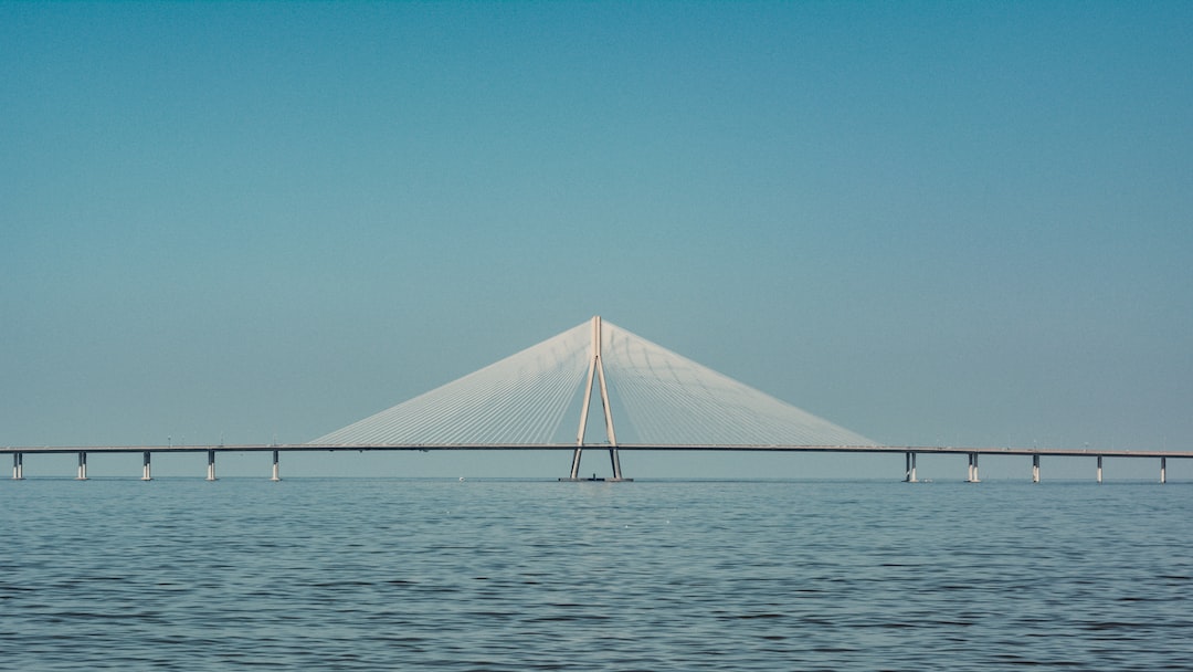 a large bridge over a large body of water