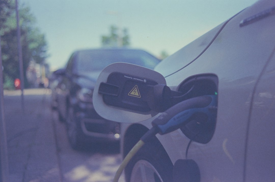 a close up of a car's fuel pump